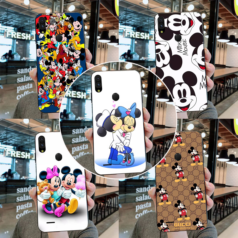 เคสโทรศัพท์สําหรับLenovo A7 L19111 A7 2020 Soft TPUบรรเทาซิลิโคนกรณีพิมพ์Mickey MouseฝาครอบCoque