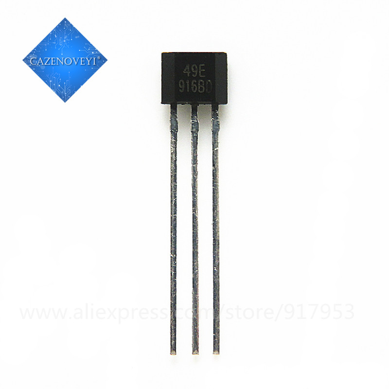 10 ชิ้น SS49E S49E 49E Hall องค์ประกอบ OH49E Hall Sensor Hall Effect Sensor ในสต็อก