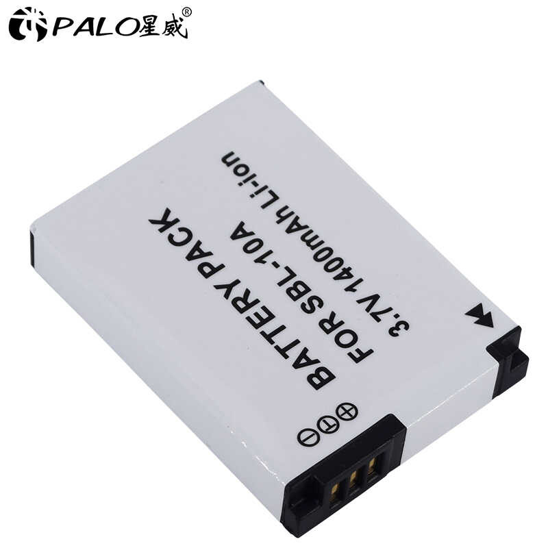 2 6A0 ชิ้น/ล็อต Slb-10A Slb10a แบตเตอรี่สำหรับ Samsung P800 P1000 Pl50