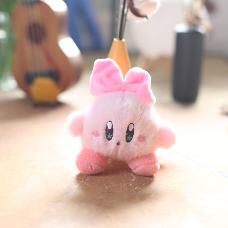ตุ๊กตา Enchanting Kirby พวงกุญแจตุ๊กตาอุปกรณ์เสริมนุ่มพิเศษสําหรับกระเป๋าเป้สะพายหลังและกระเป๋าตกแต่งสีสนุก