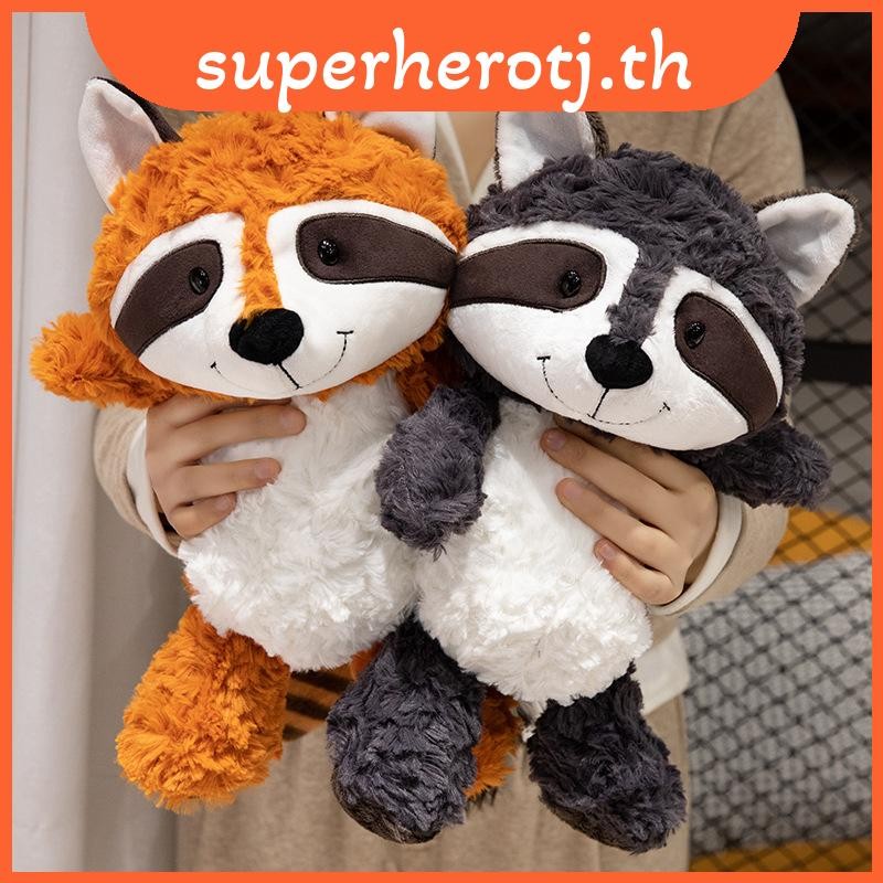 Charming Raccoon และ Sloth ตุ๊กตาสัตว์สําหรับเด็กที่ยอดเยี่ยมสําหรับและ Cuddling รวบรวม