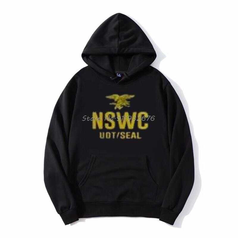 BUD 9A5 S NSWC UDT / SEAL HELL WEEK BLUE UNSEX บุรุษ HOODIE HARUKU สตรีทแวร์ NWC
