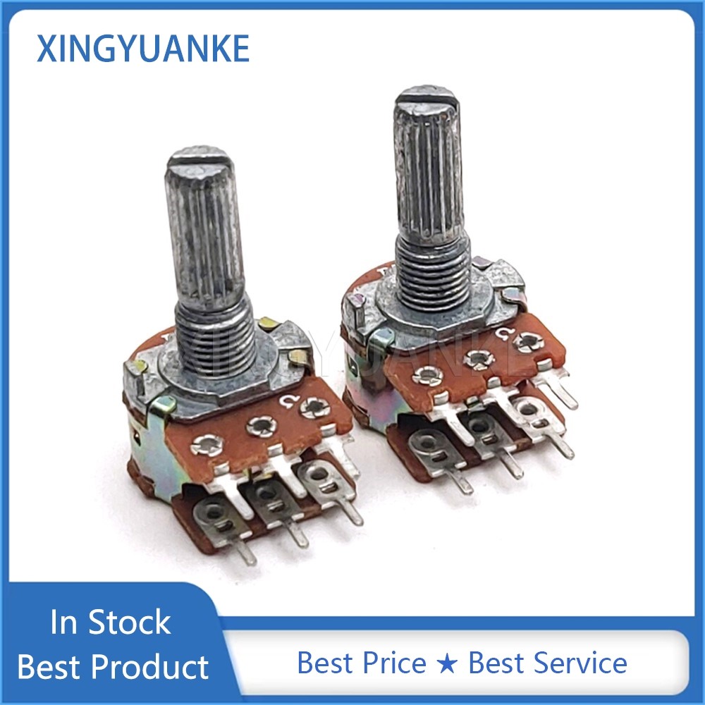 5 ชิ้น/ล็อต WH148 Dual 6-Pin B500R B1K B2K B5K B10K B20K B50K B100K B250K B500K เครื่องขยายเสียงปรับ