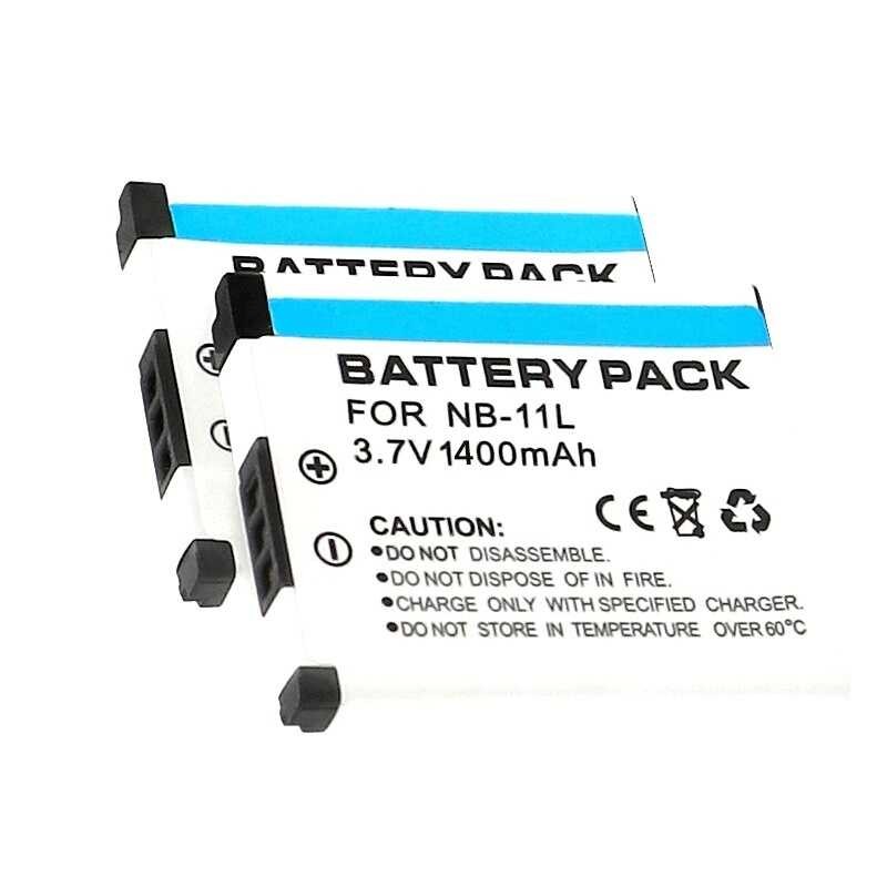 Δ 1400Mah NB 11L เครื่องชาร์จแบตเตอรี่พร้อม Nb11l Nb-11L ชุดแบต