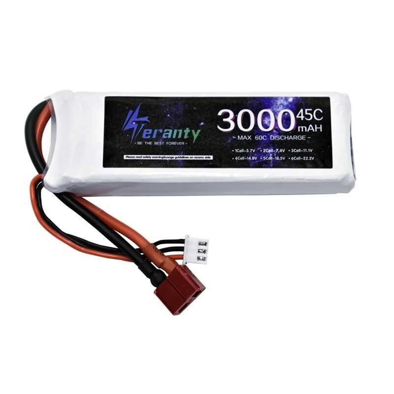 Δ แบตเตอรี่ลิเธียม 2S 1500Mah 1800Mah 2200Mah 2700Mah 3000Mah 3300Mah 4200Mah 5