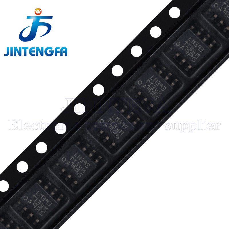 10PCS LM393 LM393P DIP-8 LM393DR LM393ADR SOIC-8 LM393PWR TSSOP-8 LM393DGKR VSSOP-8 LM393DT LM3DR2G 