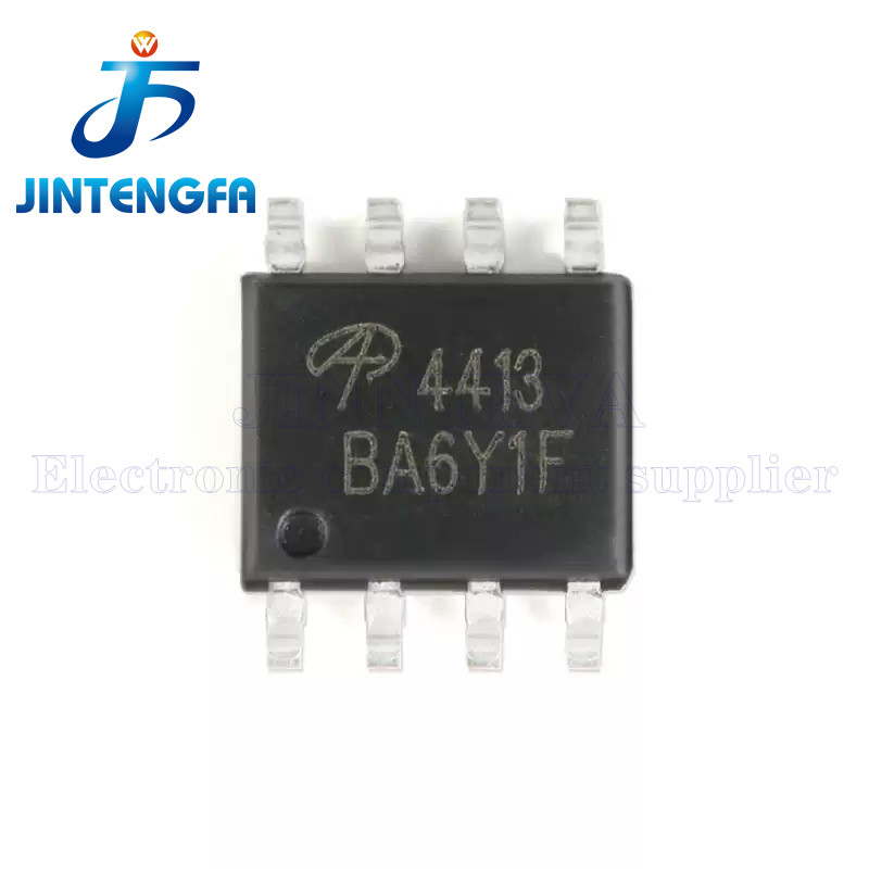 10PCS AO4413 SOP-8 4413 30V 15A 3.1W SMD P-Channel MOSFET IC