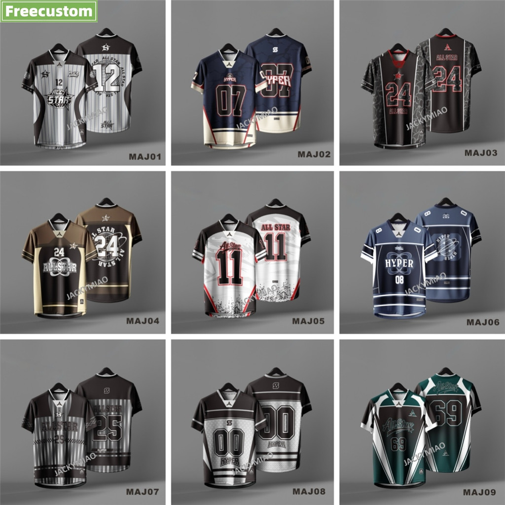 2025 NFL Edition Jersey Baju Tshirt Lelaki Lengan Pendek Full Sublimation NFL SUBLIMATION JERSEY UNI