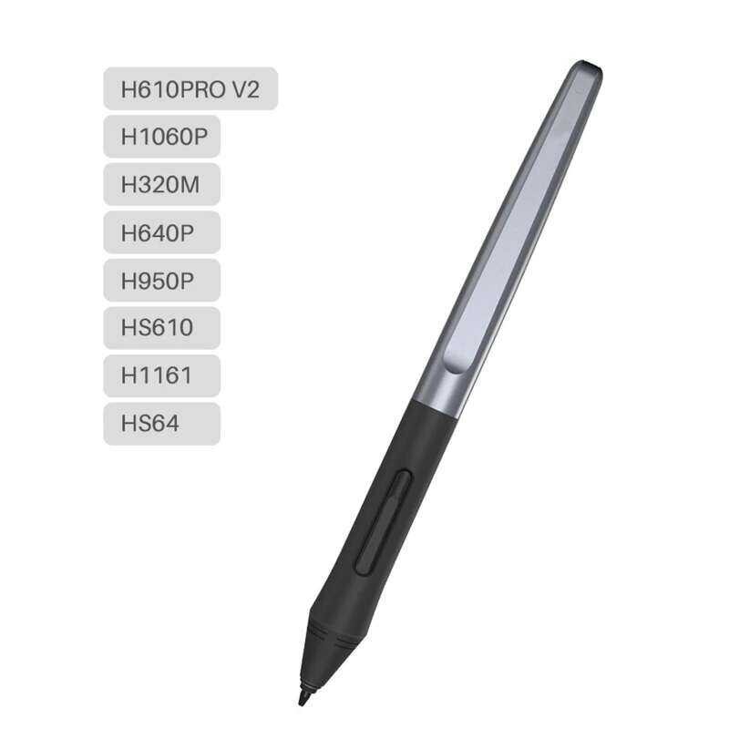 HUION ปากกาดิจิตอล PW100 สไตลัสไร้แบตเตอรี่ 8192 ระดับแรงกด สำหรับ H640P H950P H1060P H1161 HC16 HS6