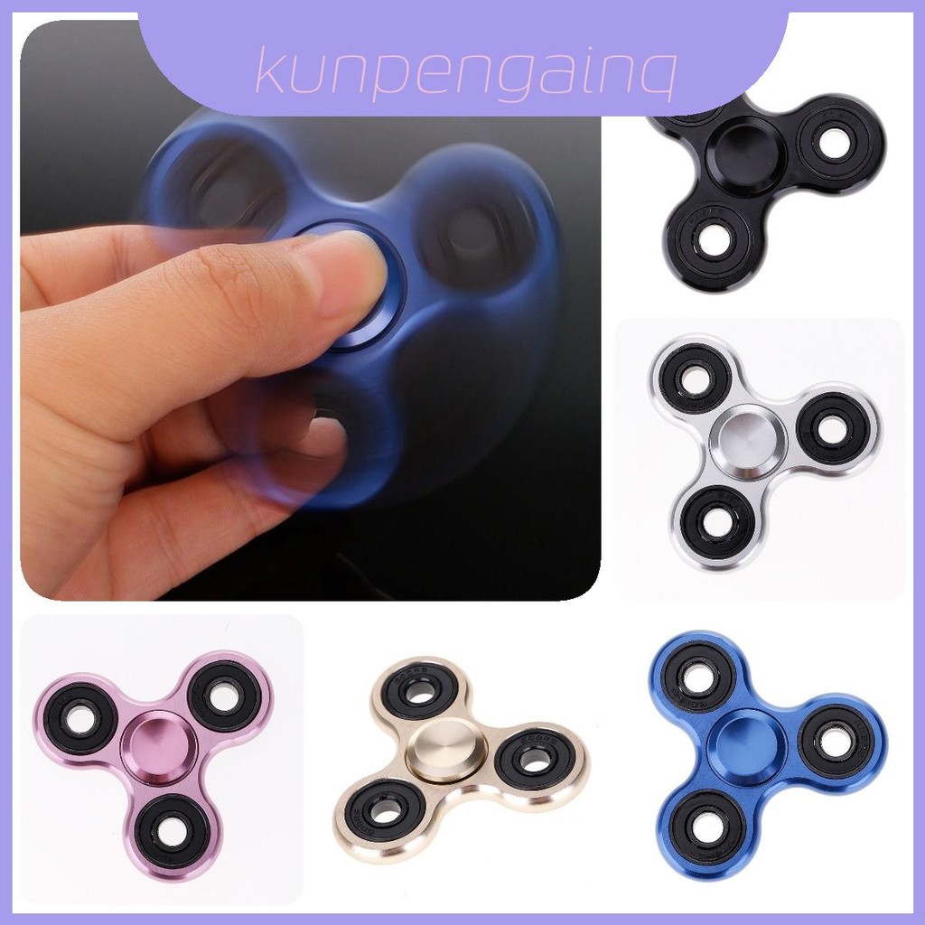 ทนทานน้ําหนักเบาและอลูมิเนียมอัลลอยด์ Fidget Spinner โลหะความเครียดของเล่นบรรเทา