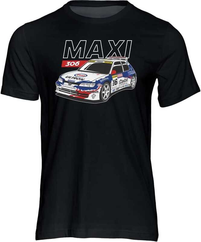 Peugeot เสื้อยืด 306 Maxi Group A Rally Legend สำหรับผู้ชายและผู้หญิง เสื้อยืดผ้าฝ้ายแขนสั้น Y2k เสื