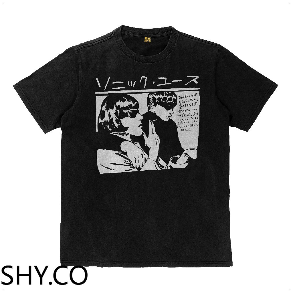KATUN Sonic Youth Goo เวอร์ชั่นญี่ปุ่น เสื้อยืดสไตล์แอลเทอร์เนทีฟ ร็อก ทำจากผ้าฝ้ายหนา ขนาดHeavyweight