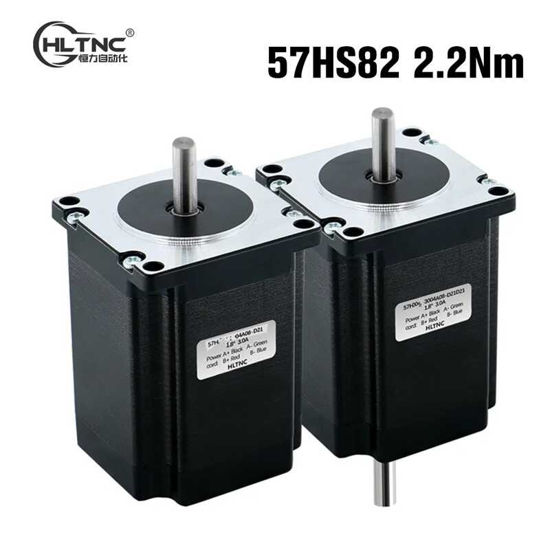 ❤ 【Customer Favorite】 Hlc 57Mm 3A Nema 23 4 Wire 2 Phase Stepper Motor 82Mm Length 2.2 N.M Torq