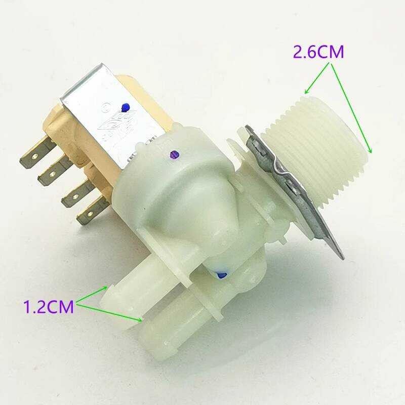 วาล์วโซลินอยด์ทางเข้าเครื่องซักผ้าแบบดรัมโรลเลอร์ X Q G 6 0 - 1 S A 7 4 2 D เหมาะสำหรับ T C L