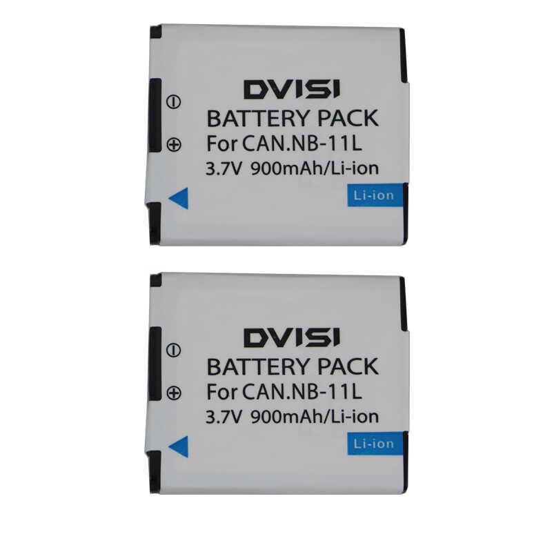2 0 ชิ้น / ล็อต DVISI NB-11L NB-11LH แบตเตอรี่สำหรับ Canon PowerShot A2300