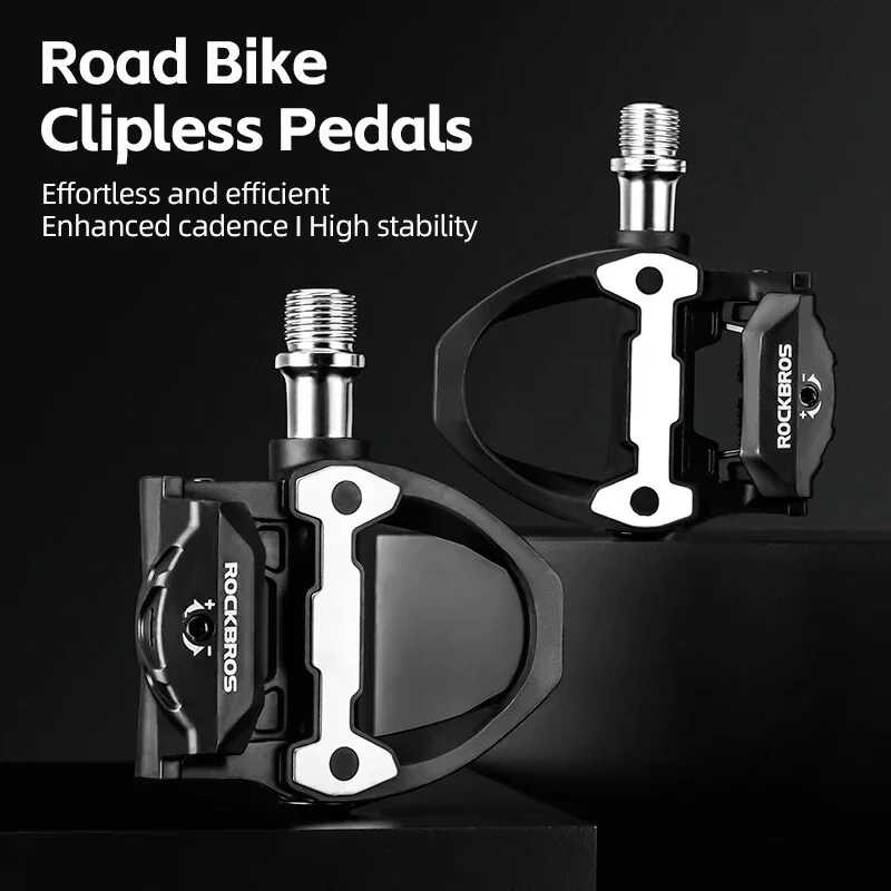 ROCKBROS C68 ล็อคตัวเอง SPD เหยียบไนล่อน Ultralight จักรยานล็อ