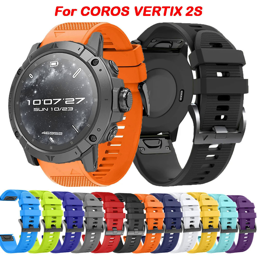 สําหรับ COROS VERTIX 2S สายนาฬิกา VERTIX2 QuickFit ซิลิโคนเปลี่ยนสายรัด COROSVERTIX