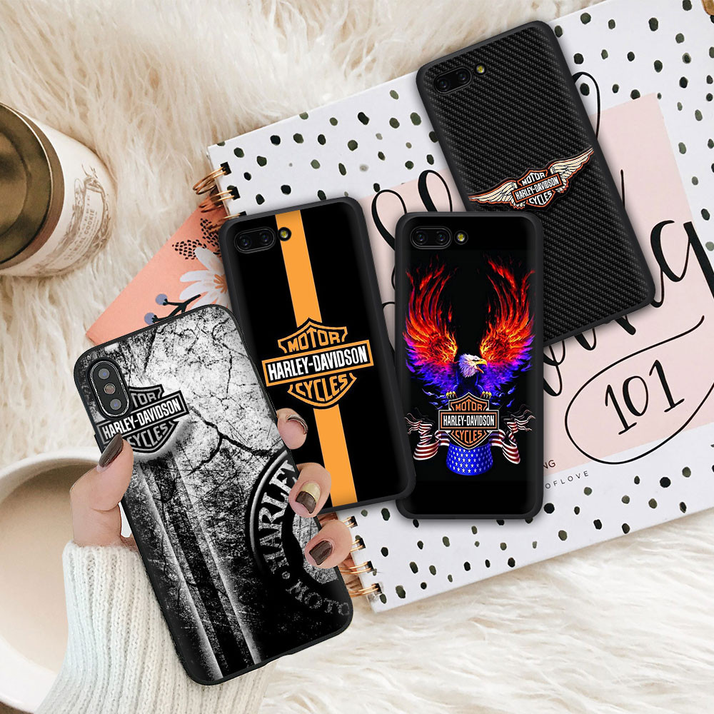 Huawei Nova 2i 2Lite 3i 4E 5i 5T 7 7SE 8i 7Y95 Harley Davidson Soft เคสโทรศัพท์