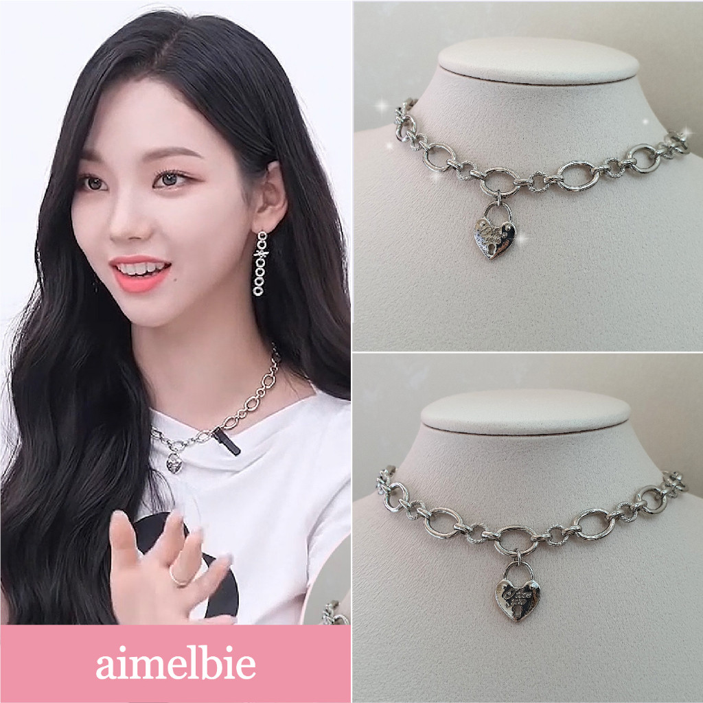[Aespa Karina, Penthouse 3 Hanjihyun, Neverthely Yanghyeji choker]  เครื่องประดับ รูปแอมเมลบี้ สไตล