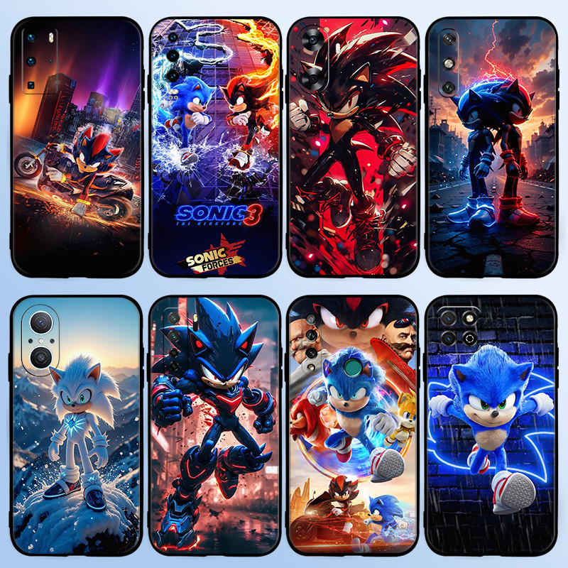 H6S Sonic the Hedgehog อะนิเมะสําหรับ Huawei Nova 2i 2 Lite 3 3i 4E 5i 5T 7 10 SE 8i Y61 TPU ซิลิโคน