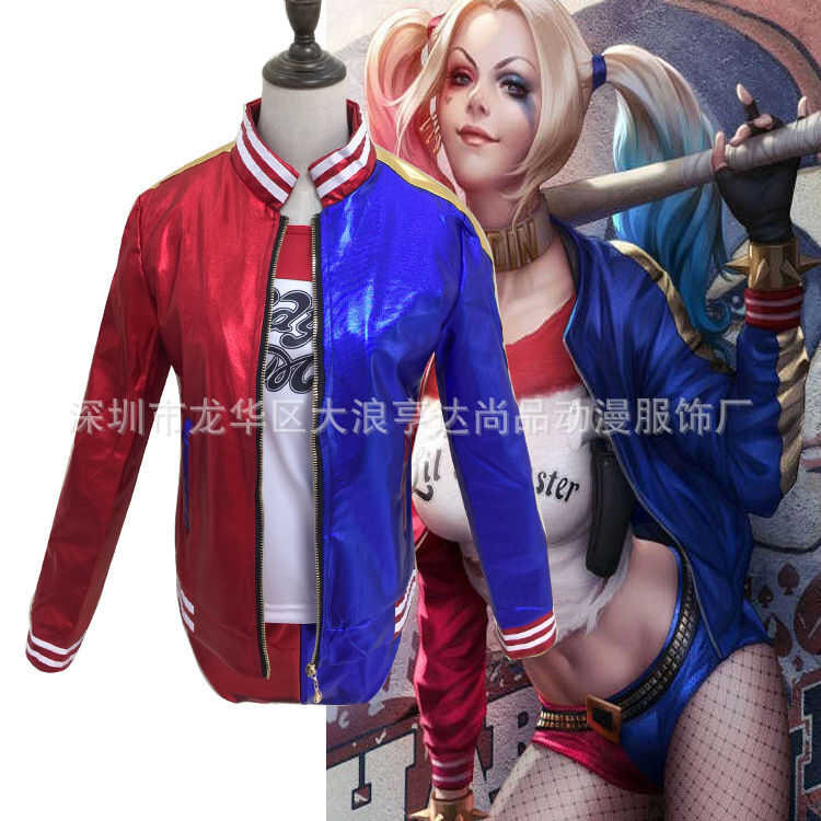 Clown Squad Harley Quinn Suicide Squad Clown Costume Cosplay In Stock Women Wholesale