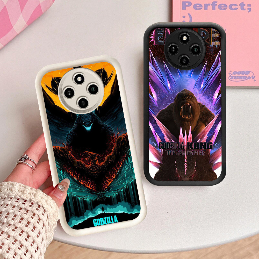 NA-36 Godzilla vs Kong2 ปลอกกันกระแทกสําหรับ Xiaomi Redmi 14C A3 A3X Poco X3 C75 C61 Pro