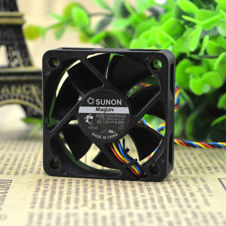 Jianzhun SUNON KDE1205PHVX 5015 12V 2.6W 5 ซม./ซม.PWM พัดลมควบคุมความเร็ว