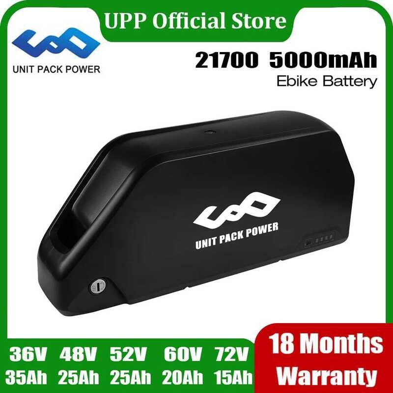 แบตเตอรี่จักรยานไฟฟ้า Polly EBike 21700 48V 52V 25Ah 60V 72V 36V 20Ah ชุดแบตเตอรี่ Li-on สำหรับ 2000
