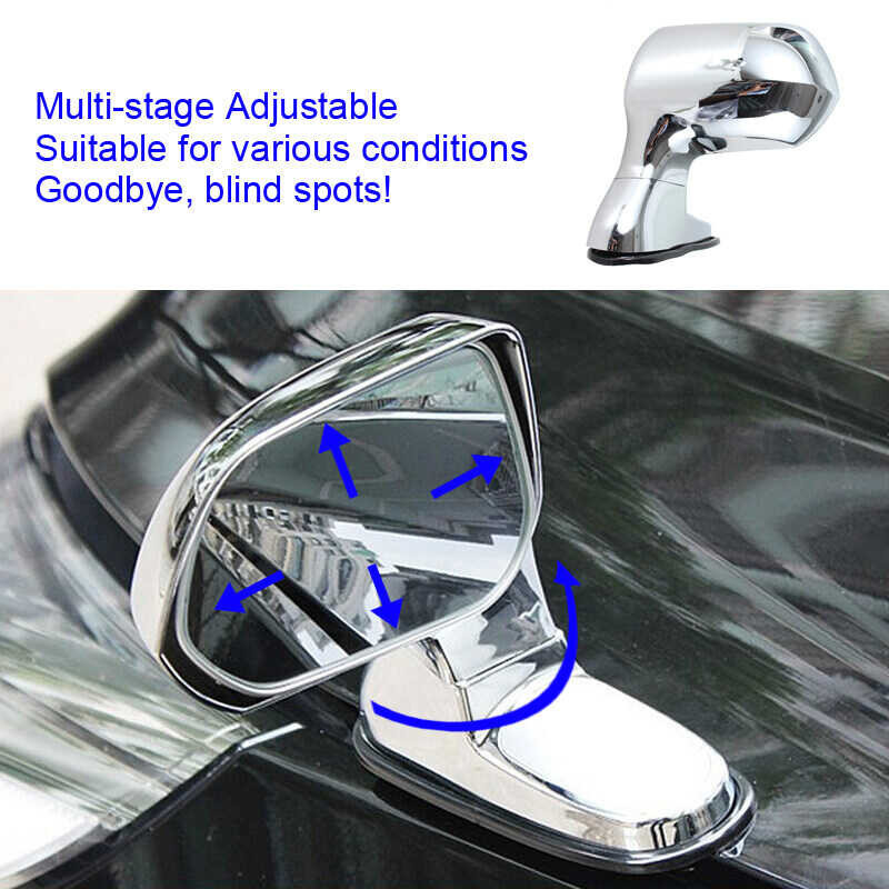 EASYAND 1 คู่ กระจกมองหลังฝากระโปรง ติดตั้งแบบไม่ทำลาย ก