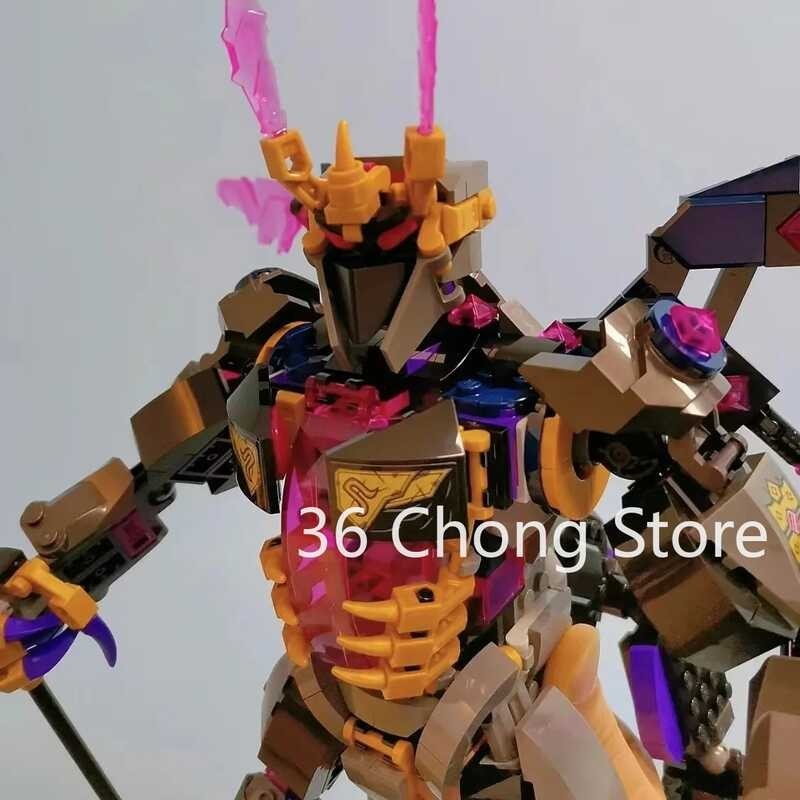 Crystal ฤดูกาลใหม่ King Posable Centaur Bio Wing Platform 71772 บล็อกของเล่นสำหรับเด็ก