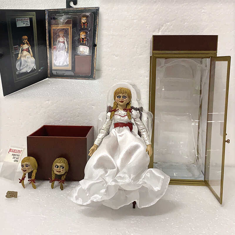 กลับบ้าน NECA Annabelle Action Figure ตุ๊กตาของเล่น 18 ซม. 7 นิ้วเสื