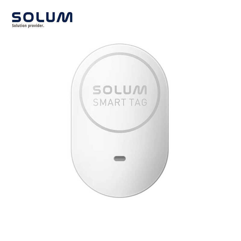 Solum Smart Tag 2สี Black/White Loss Prevention Location Tracker