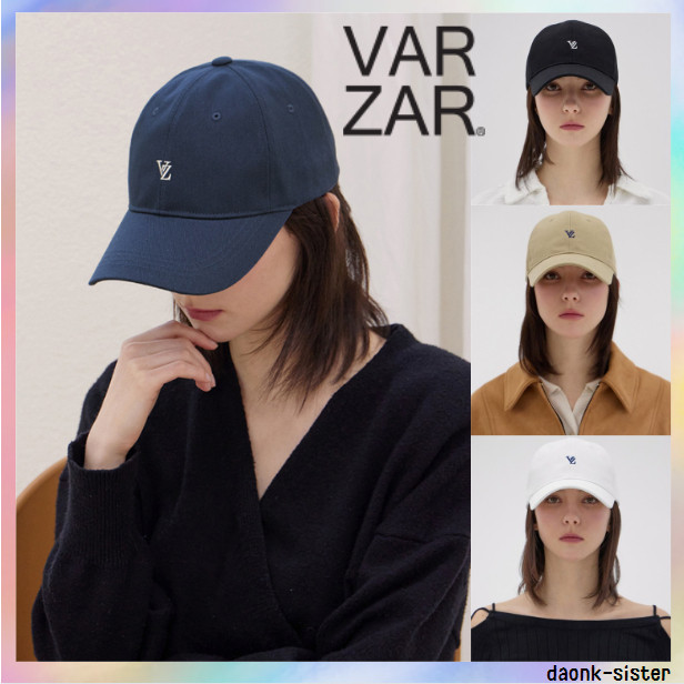 [ Varzar ] หมวกแก๊ปโลโก้ VZ มินิมอล สไตล์เกาหลี ของแท้ 100% 4 สี