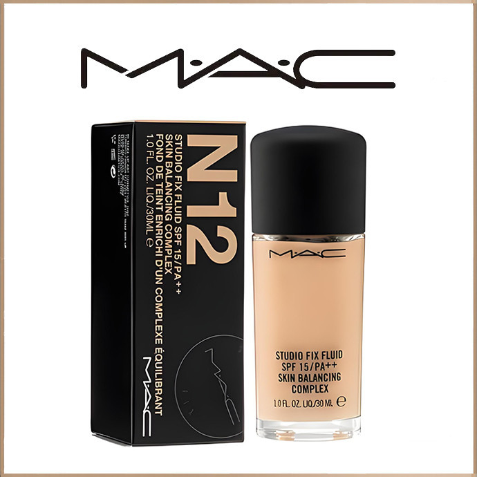 ฟิกเกอร์ MAC Studio Fix Fluid foundation คอนซีลเลอร์ รองพื้นแมค ควบคุมความมัน #N12 #NC15#N18 #NC20
