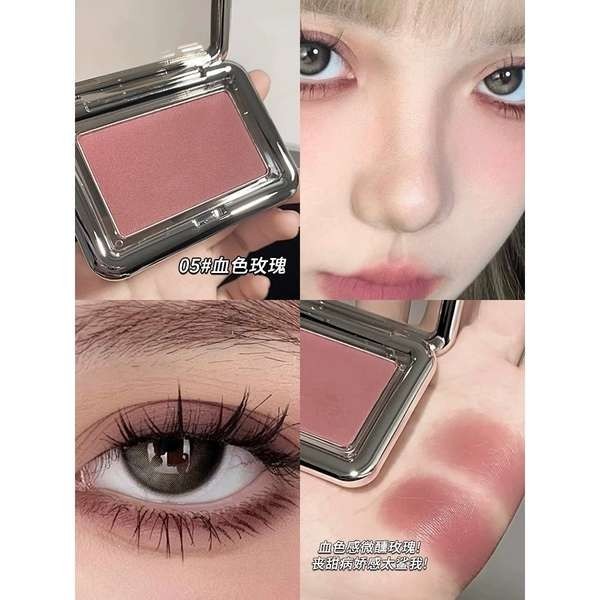 บลัชออน 4u2 บลัชออน MAC / Mei Ke เมาเล็กน้อยเลือดกุหลาบบลัชออนเปลือกใสกล้าบริสุทธิ์ความปรารถนาแม่ผิ