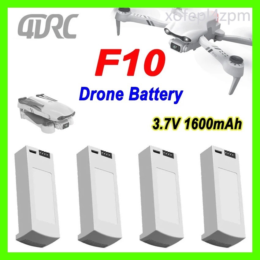 4DRC Original F10 Drone แบตเตอรี่ 3.7V 1600mAh สำหรับ F10 อะไหล่แบตเตอรี่ RC Quadcopter F10 อุปกรณ์