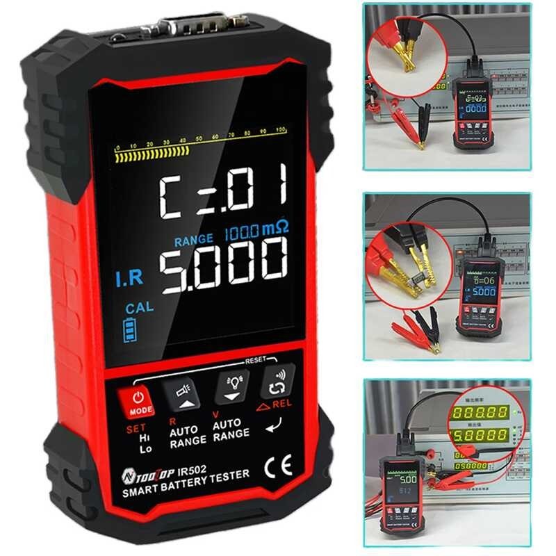 120V IR500/IR502 แบตเตอรี่ภายในโอห์มมิเตอร์สอบเทียบ 0.000mΩ-500