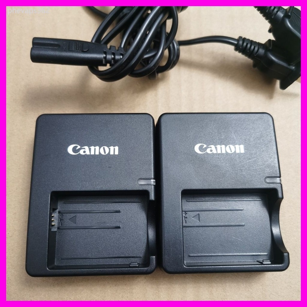 เครื่องชาร์จแบตเตอรี่ Canon EOS 450D 500D 1000D X2 X3 LP-E5 มือสองของแท้มือสอง G