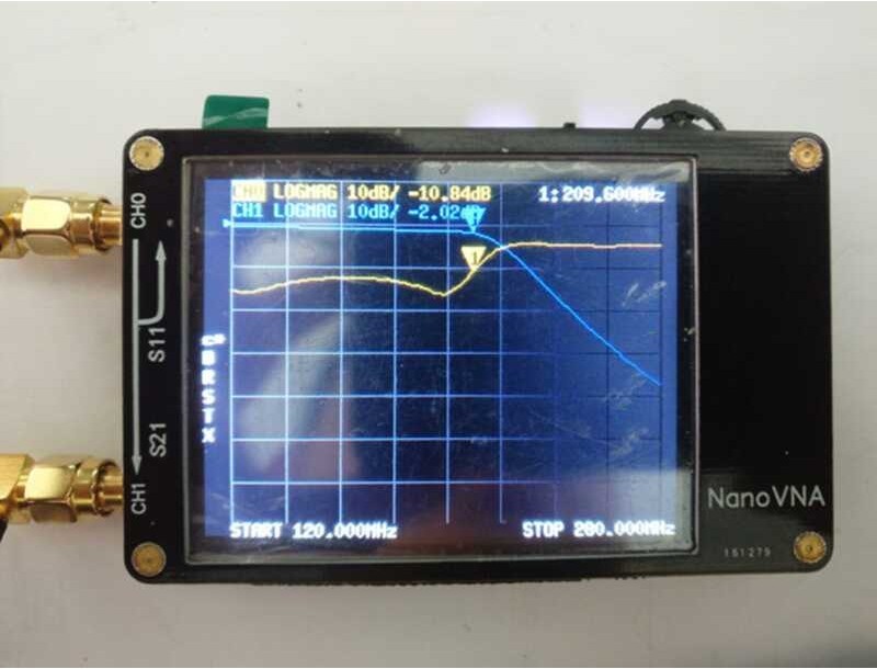 ❤ NANOVNA เวกเตอร์เครือข่ายวิเคราะห์คลื่นสั้น HF VHF UHF เ