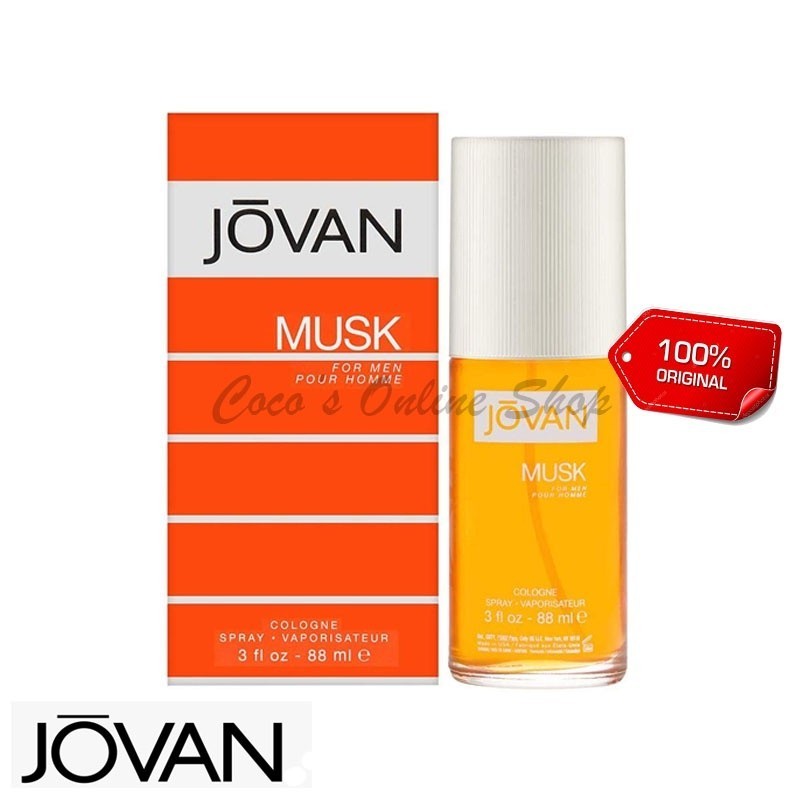 Original Jovan Musk Cologne Spray for Men Cologne 3.0 ออนซ ์ / 88 มล . โคโลญจน ์