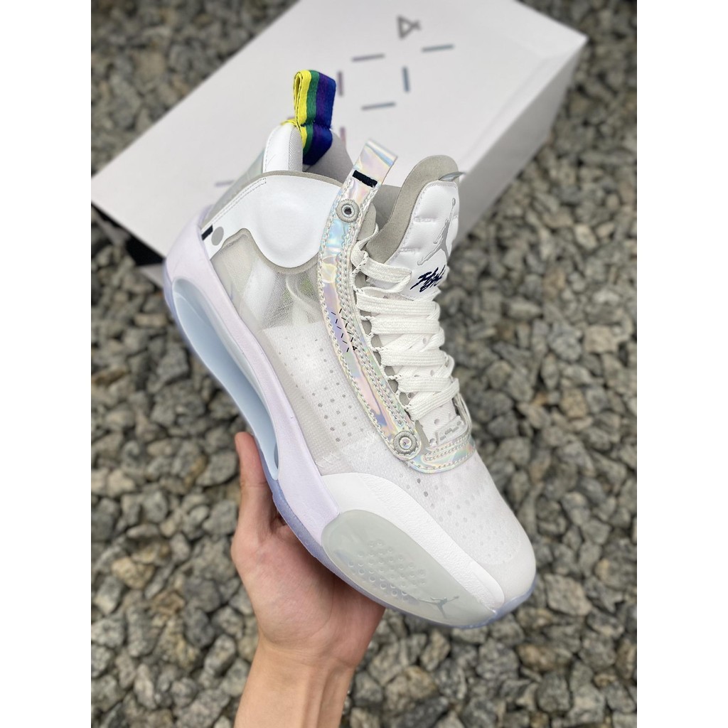 ฟิกเกอร์ Nk Air Jordan 34 XXXIV SE PF Classic High-Top Midsole น้ําหนักเบา Anti-Slip แฟชั่น All-Mat