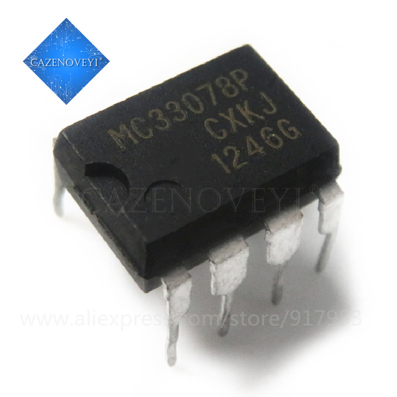 MC33078 10 ชิ้น/ล็อต DIP-8 MC33078P ในสต็อก tta7