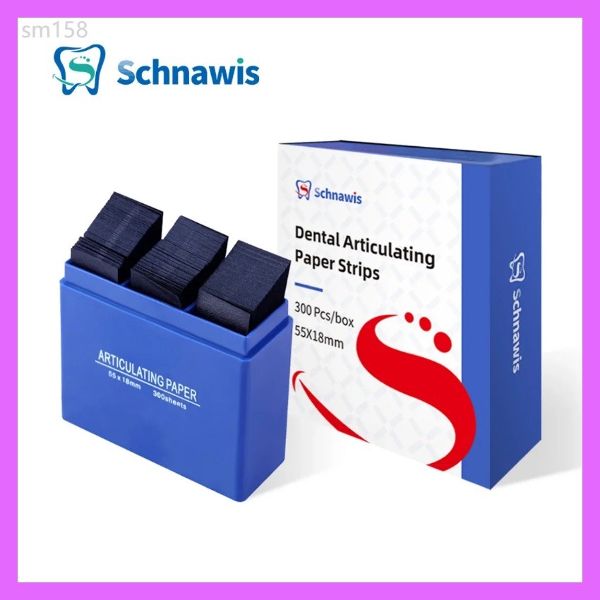 tk Dental 300 Pcs/Box 55*18mm Dental Blue Articulating Paper Strips Dentistry Oral Teeth Whitening