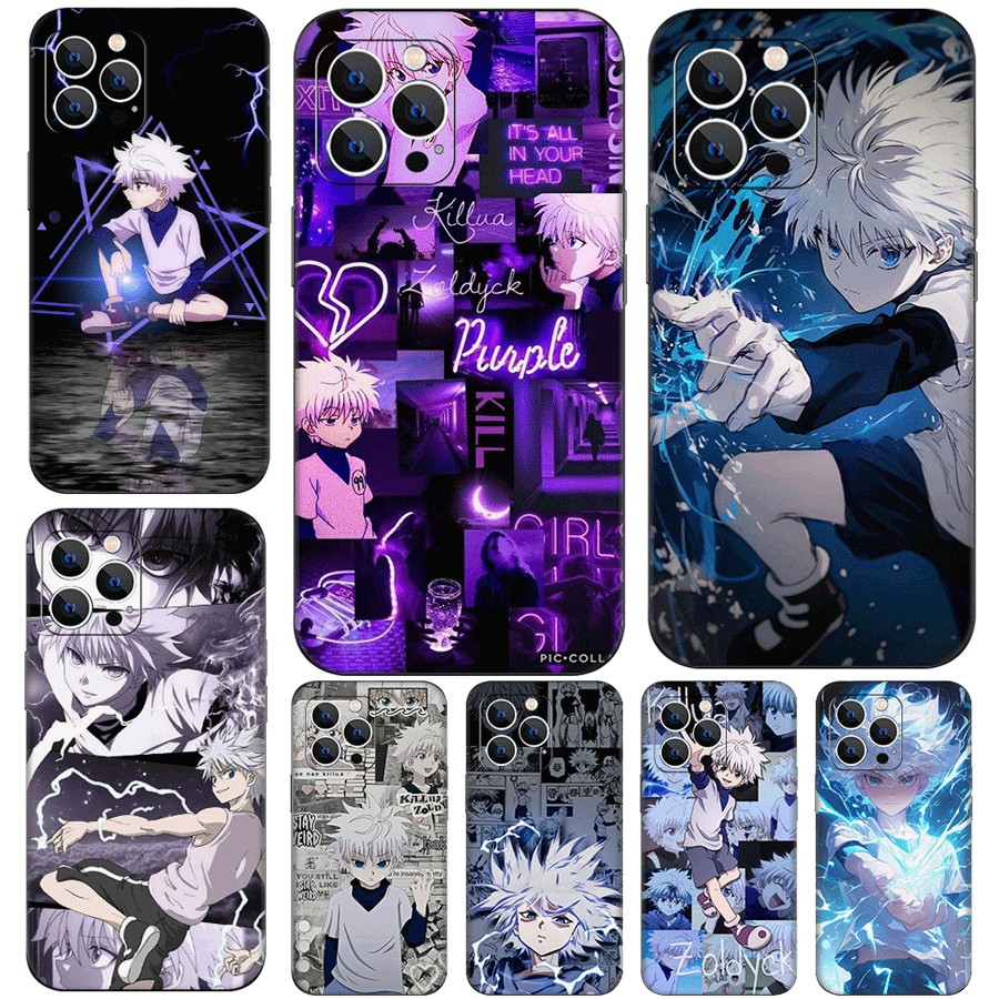 Iphone 13 14 Pro Max Plus ความเข้ากันได้ TPU Soft Shell Case Killua Zoldyck Cool Shadow