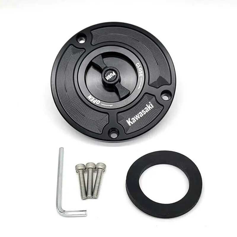 ฝาครอบถังน้ำมัน CNC สำหรับรถจักรยานยนต์คาวาซากิ Er6n Er6