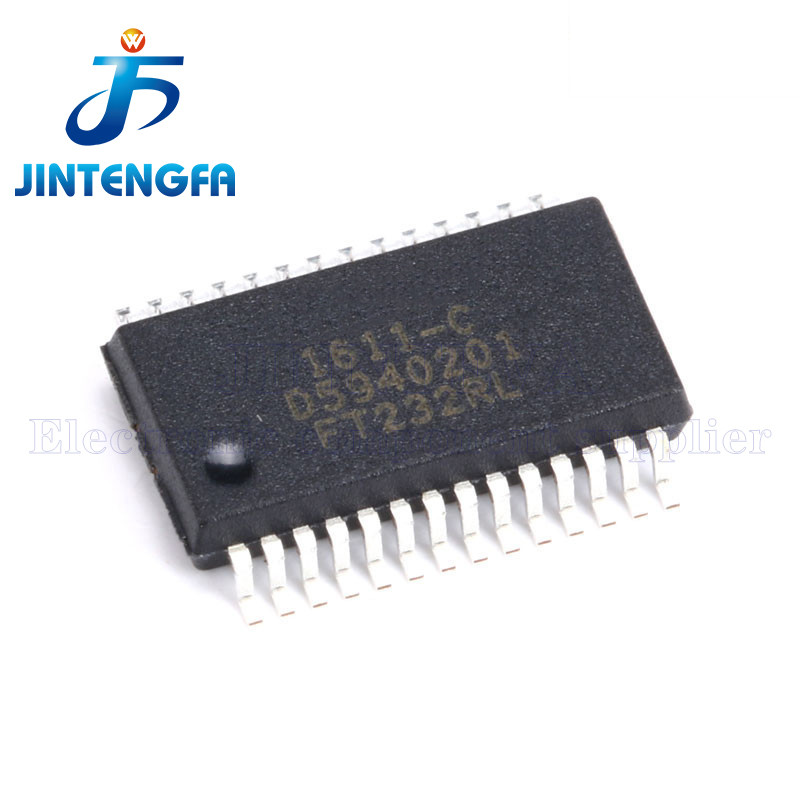 2PCS FT232RL SSOP-28 ชิป SMD FT232 FT232RL-REEL FT232R 3.3V - 5.25V USB TO UART IC