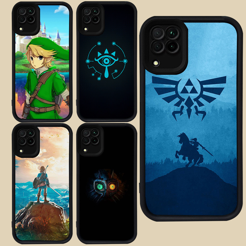 ปลอกสีดําสําหรับ Samsung A04E F04 A06 J7 M04 J2 Prime A12 A05 A22 A04 Pro 5G R119 Legend Of Zelda
