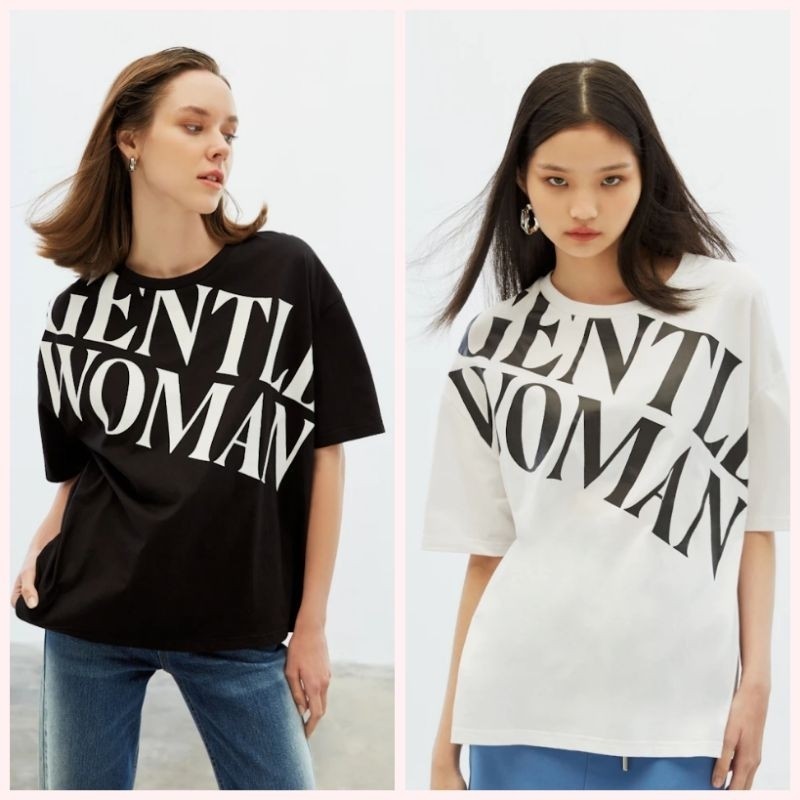 ♞เสื้อยืดโอเวอร์ไซส์ GW Gentlewoman ของแท้ | Gw เสื้อผ้า GW เสื้อยืดเครื่องแต่งกาย RCX