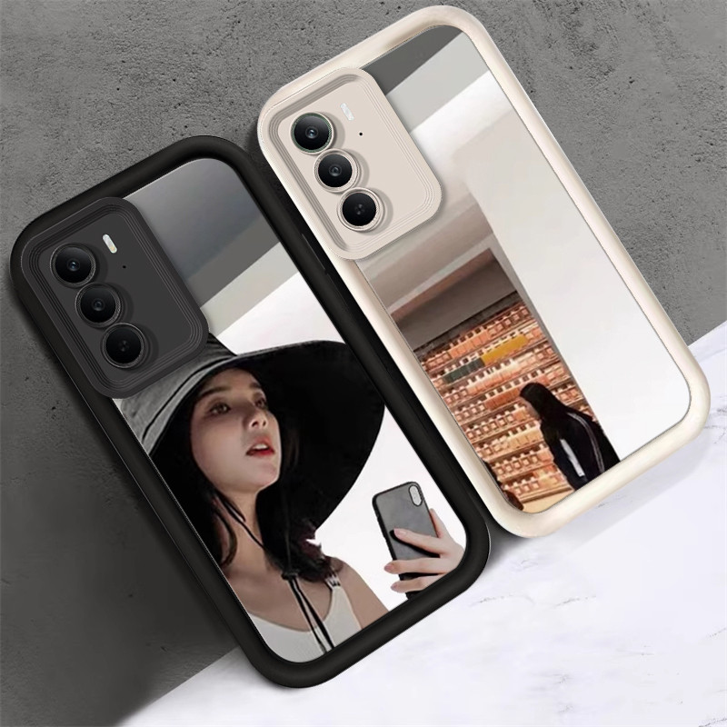 REALME C75-4G ล่าสุด Hp สําหรับ JZ กระจก Cassing โหมด Sofcase Silikon Softcase เคสโทรศัพท์ Soft Kesi