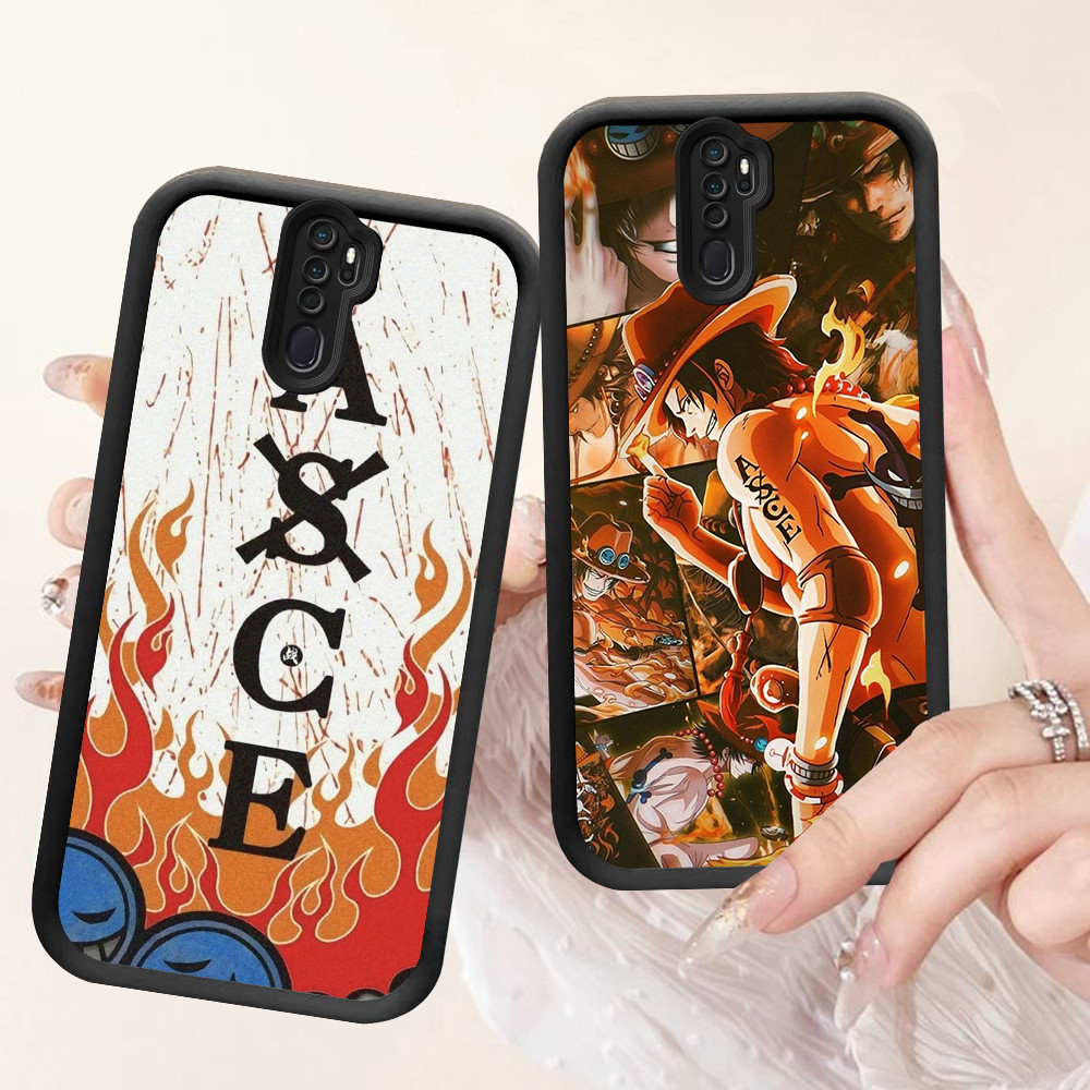 NA-69 Portgas D Ace เคสกันกระแทกสําหรับ OPPO A9 A5 F11 Reno 8T 2Z 2F Pro